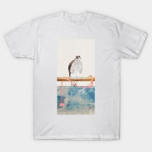 Japanese hawk (19th century) Vintage Woodblock Print by Tosa Mitsuoki T-Shirt